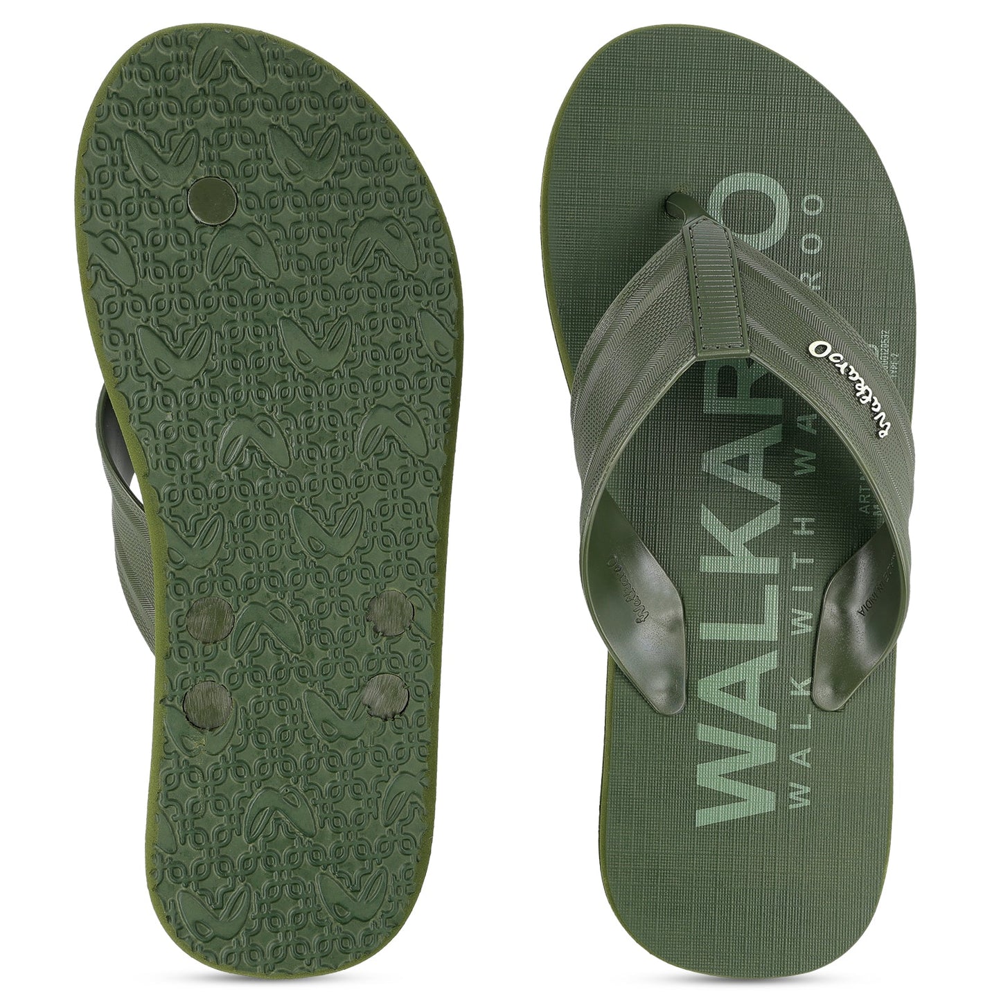 Men's Hawai Slippers - HG201 Olive