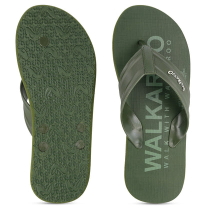 Men's Hawai Slippers - HG201 Olive