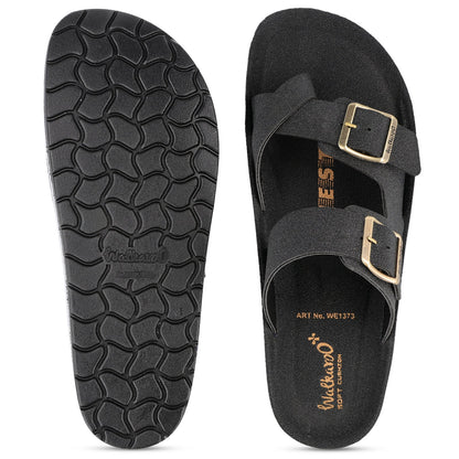 Men's Daily Wear Comfort Sandals - WE1373 Black