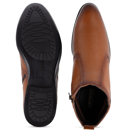 JOHN TAYLOR Men's Chelsea Boots - JT97528 Tan