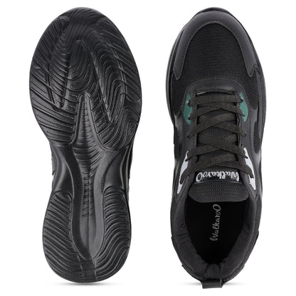 Men's Lace-up Sports Shoes - WS3099 Black