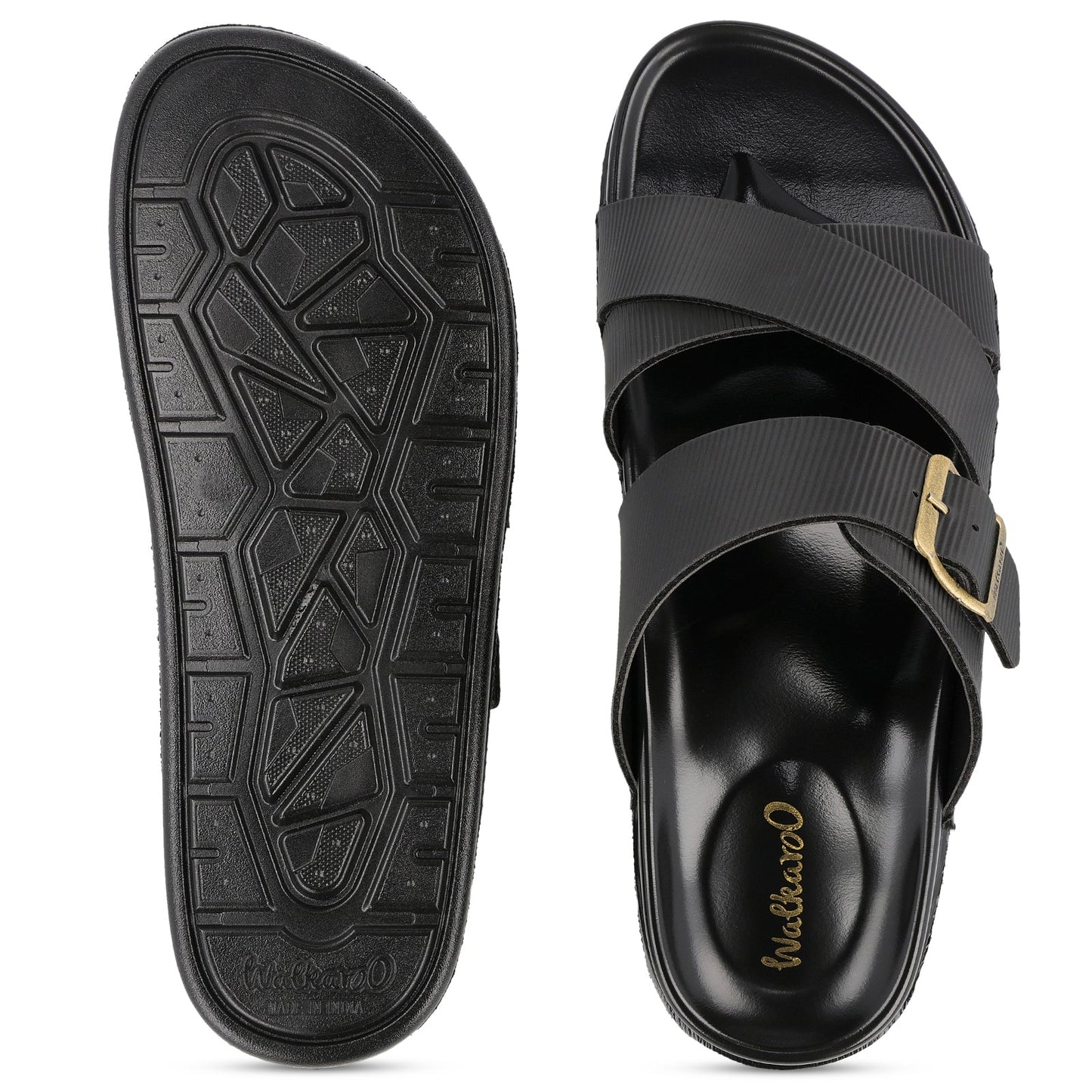 Men's Daily Wear Sandals - WGP53071 Black