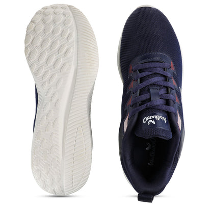 Walkaroo Running Shoes for Men - XS9760 Navy Blue - Walkaroo Footwear