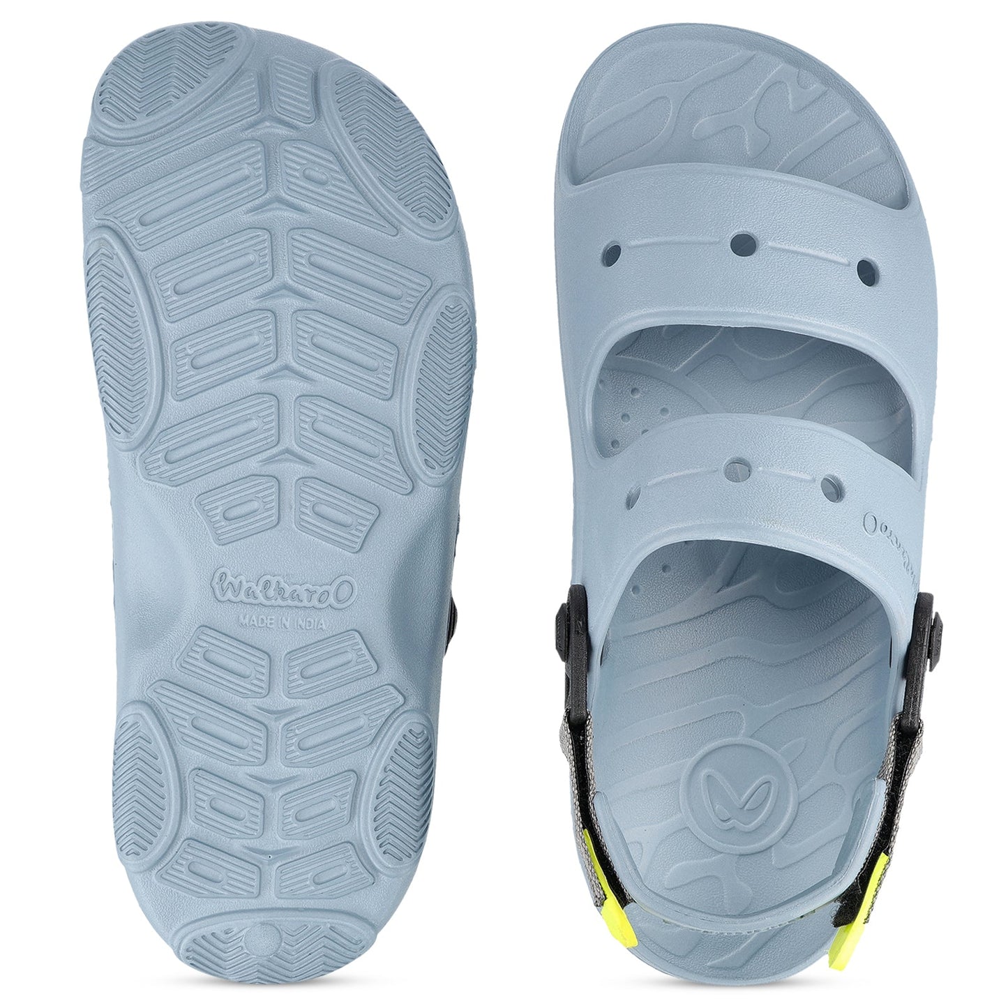 Walkaroo Mens Clogs  - WC8712 Aqua Blue