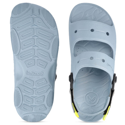 Walkaroo Mens Clogs  - WC8712 Aqua Blue