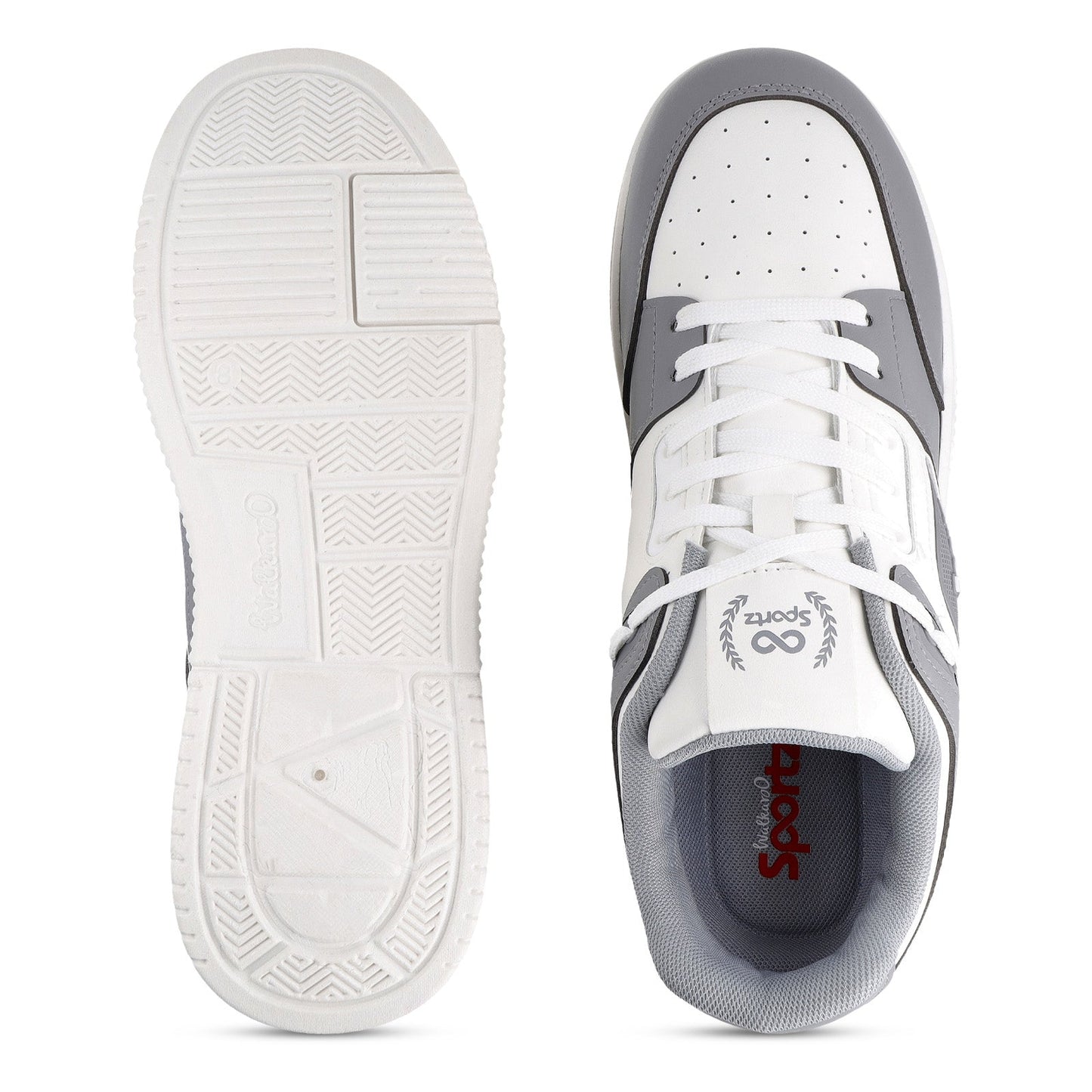 Men's Sports Sneakers - SGE24001 White Grey