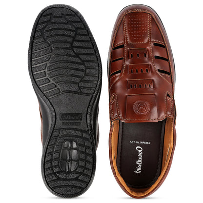 Men's Fisherman Sandals - WF6263 Brown