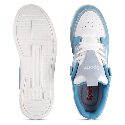 Men's Sports Sneakers - SGE24006 White Blue