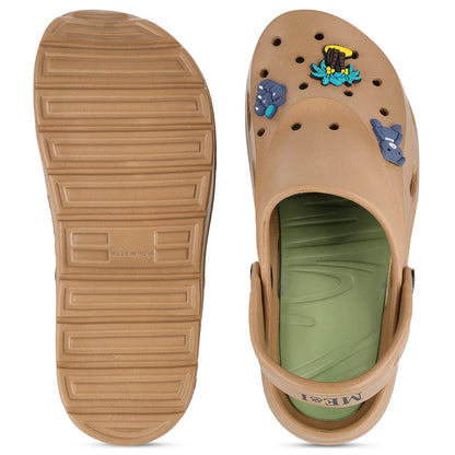 Women's Clogs - MI604 Beige Pista