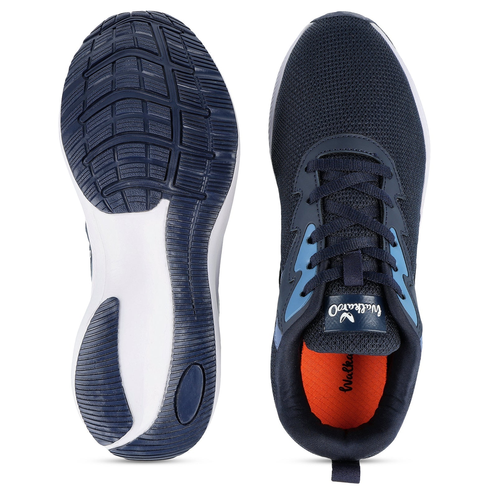 Walkaroo Men Sports Shoe - WS9575 Navy Blue - Walkaroo Footwear