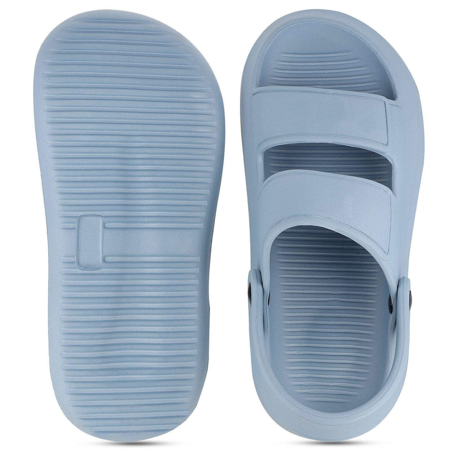 Walkaroo Mens Flip Flop Slippers - WC4829 Aqua Blue - Walkaroo Footwear