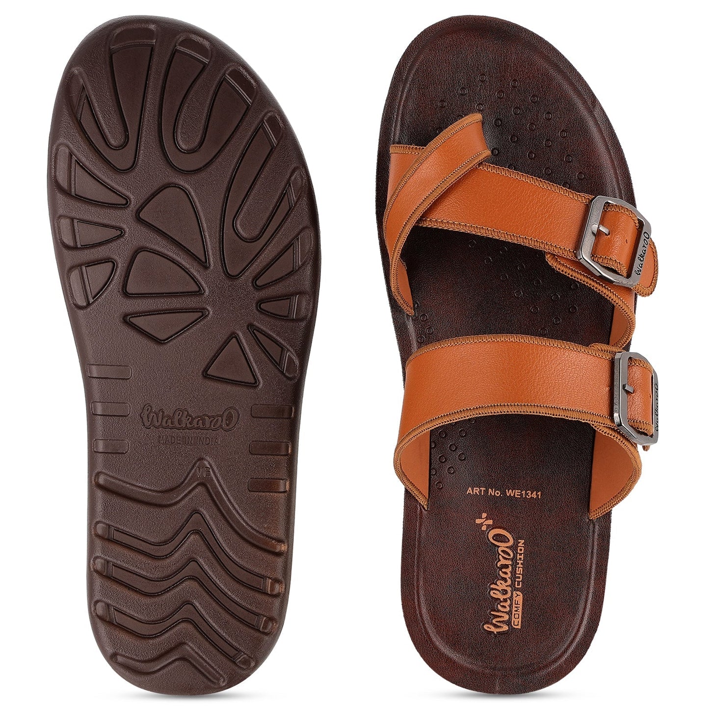 Men's Daily Wear Sandals- WE1341 Brown