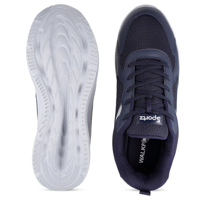 Men's Lace-up Sports Shoe - WS9628 Navy Blue
