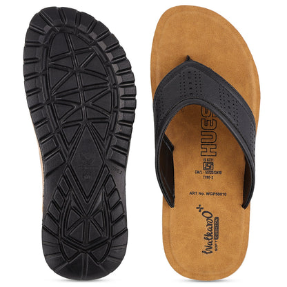 Men's Daily Wear V-Strap Sandals - WGP50010 Black