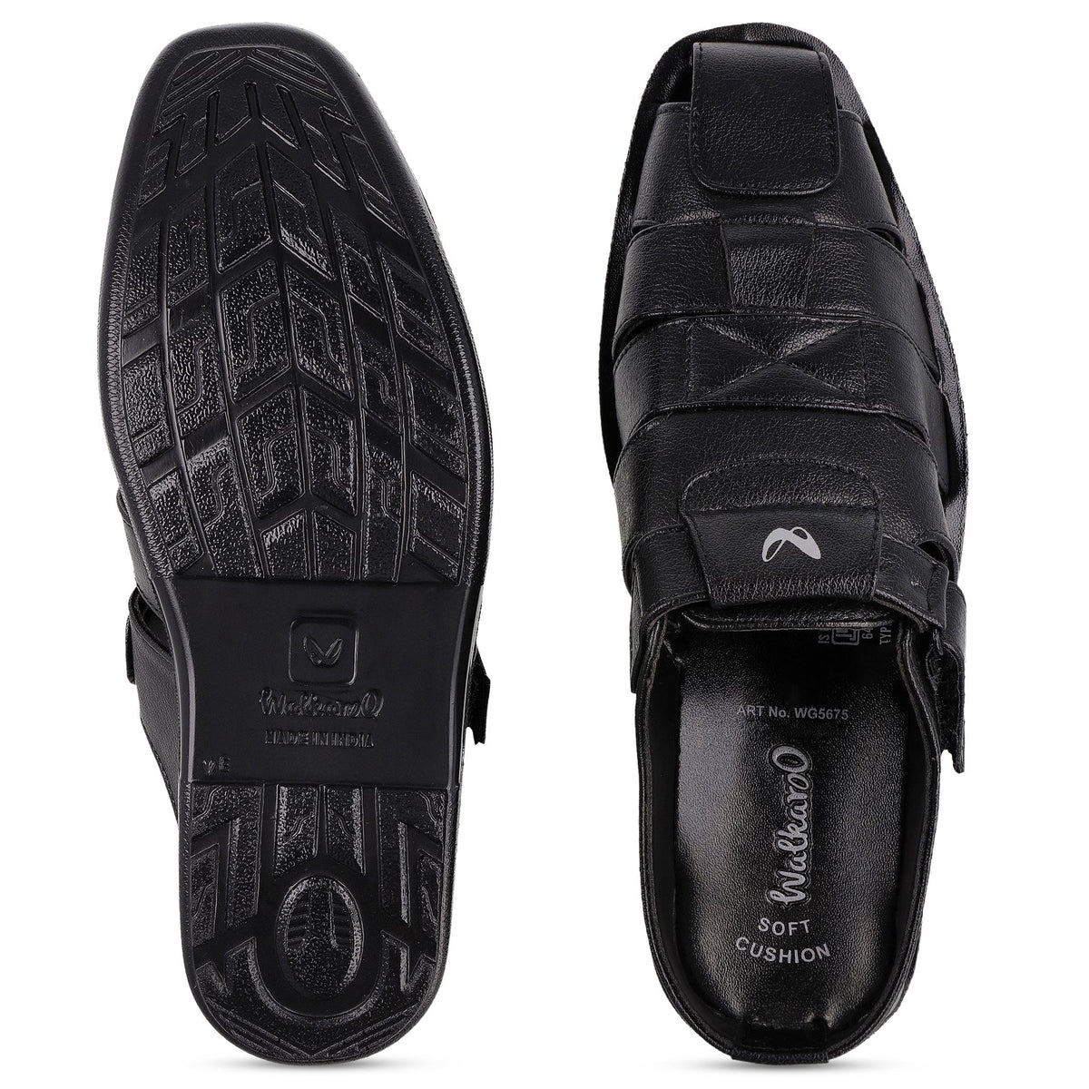 Men's  Roman Sandals - WG5675 Black