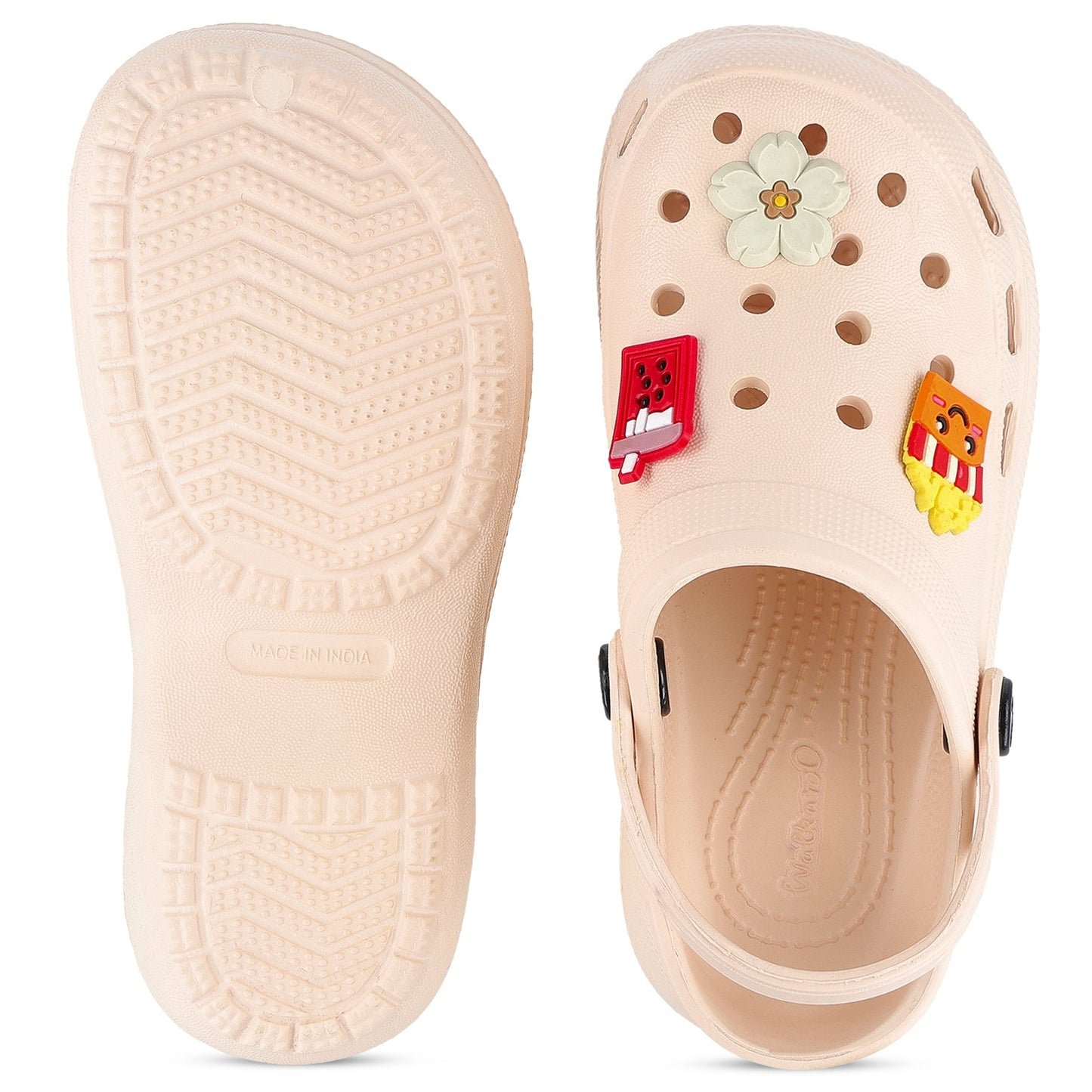 Girl's Clogs - WC8923 Beige