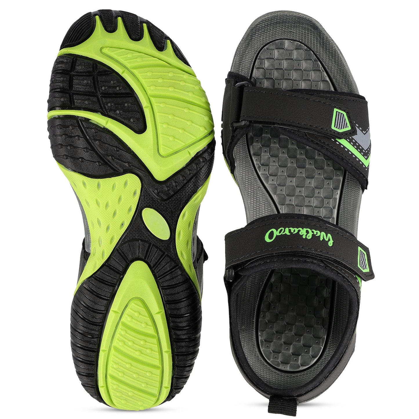 Men's Sports Sandal - WC4443 Black Green