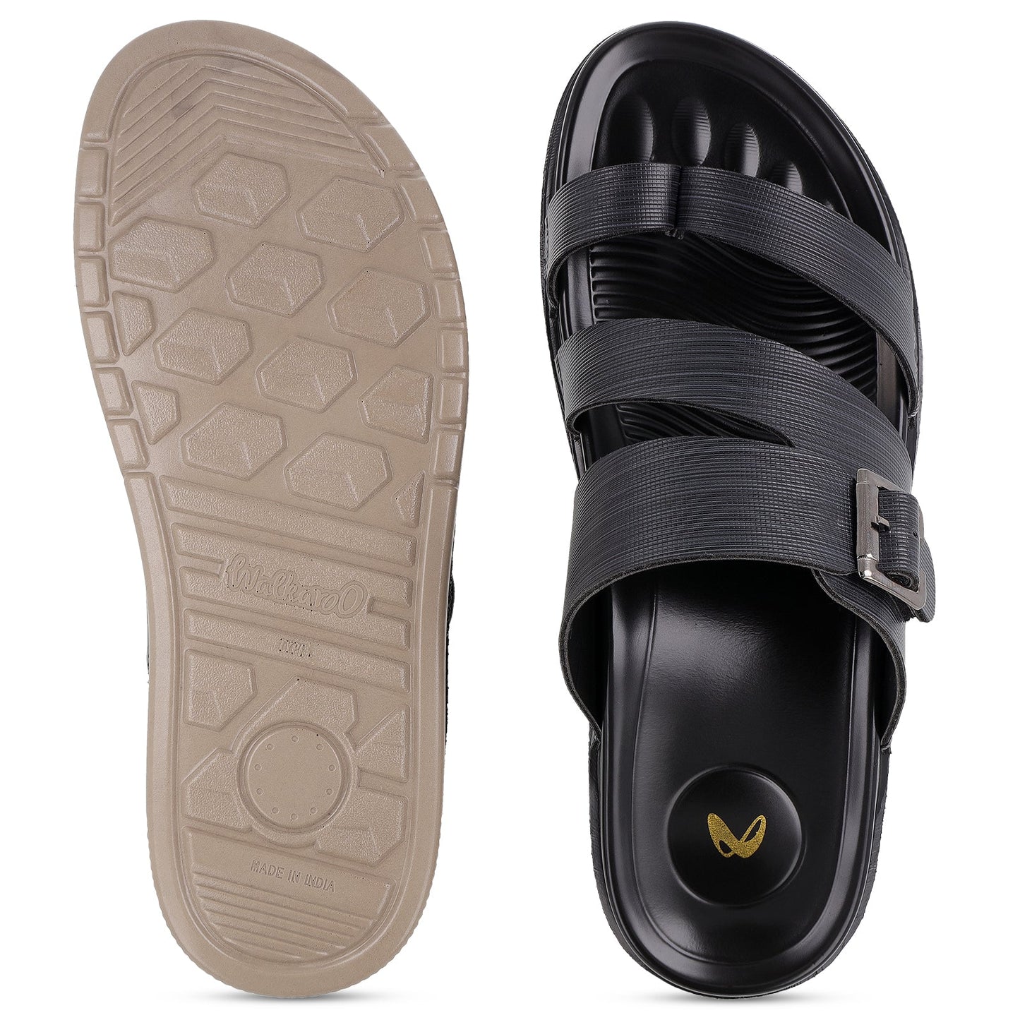 Men's Daily Wear Comfort Sandals - WGP53209 Black