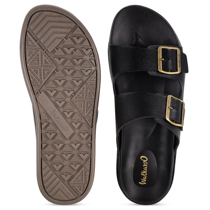 Men's Daily Wear Comfort Sandals - WE1337 Special Black