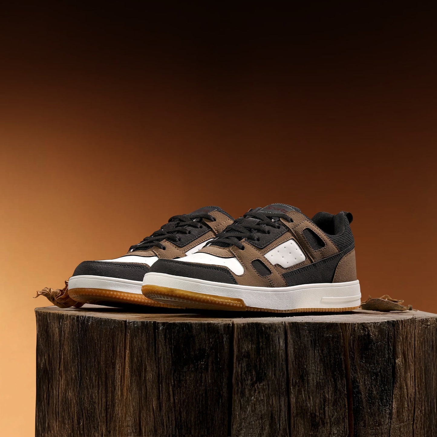 Men's Casual Sneakers - WY3344 Black Brown