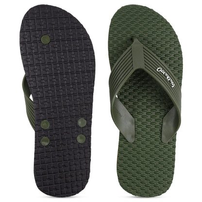 Men's Hawai Slippers - HG193 Olive