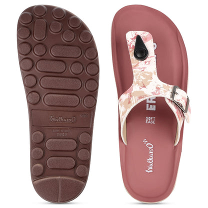 Women's Daily Wear Sandals - WLP71224 Dusty Rose