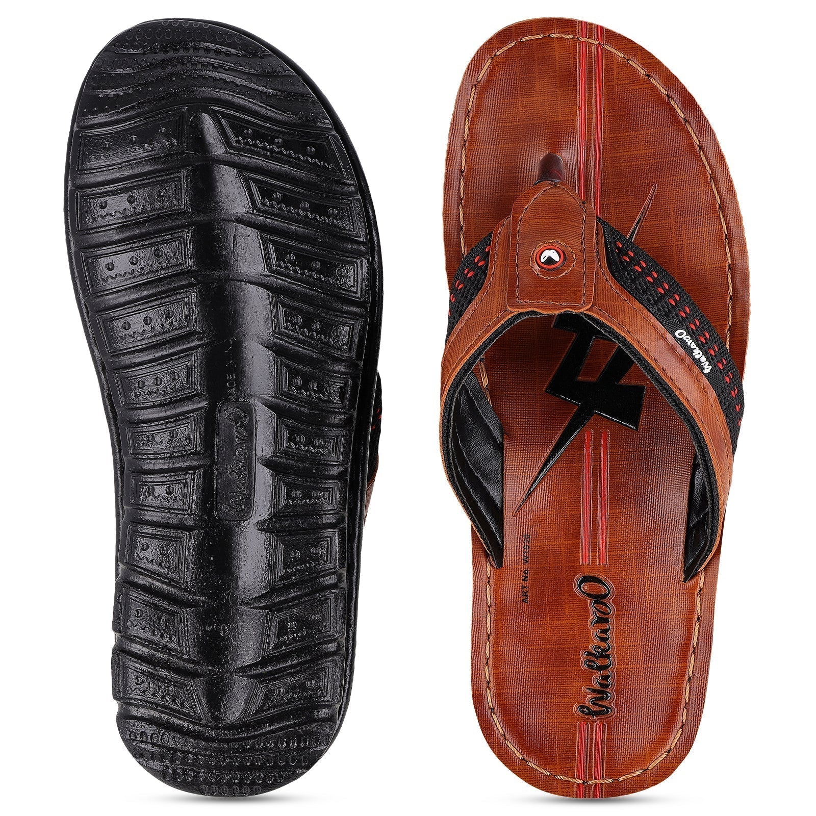 Walkaroo Men Sandals - W1030 S Tan - Walkaroo Footwear