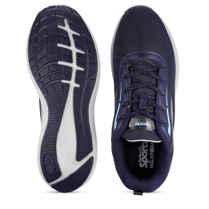 Stylex Men's Lace-up Sports Shoes - WS9611 Navy Blue