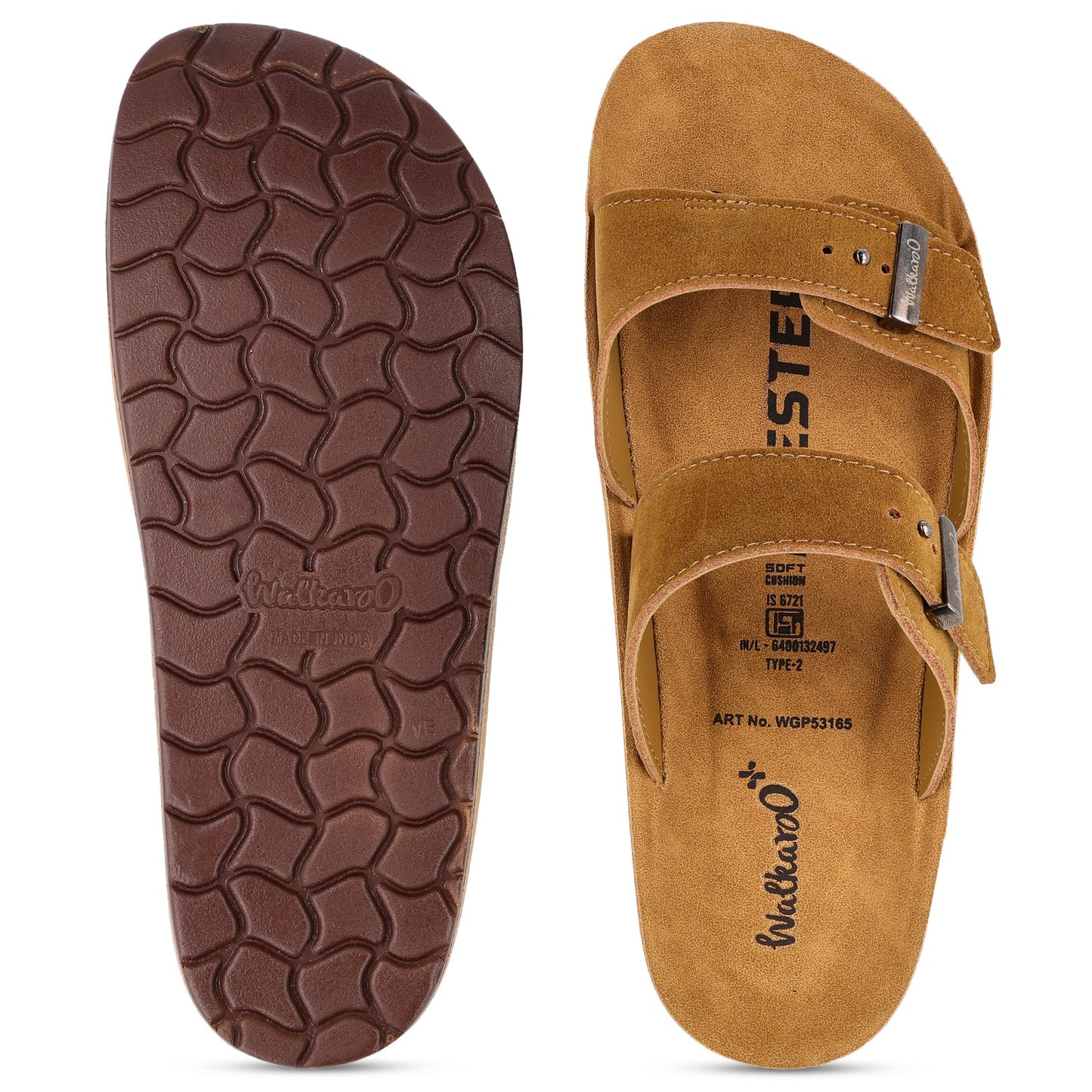 Men's Daily Wear Comfort Sandals - WGP53165 Camel