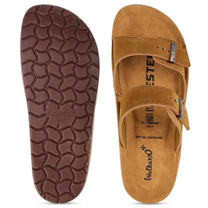 Men's Daily Wear Comfort Sandals - WGP53165 Camel