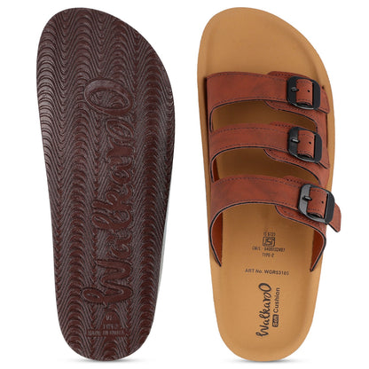 Men's Daily Wear Sandals - WGR53105 Barn Red