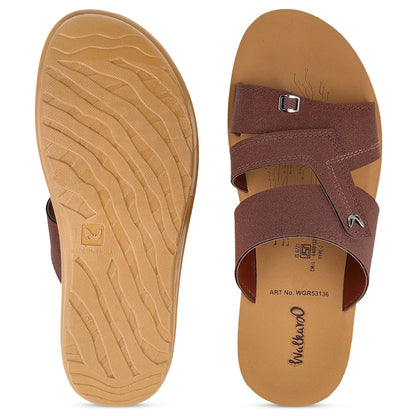 Men's Daily Wear Sandals - WGR53136 Brown