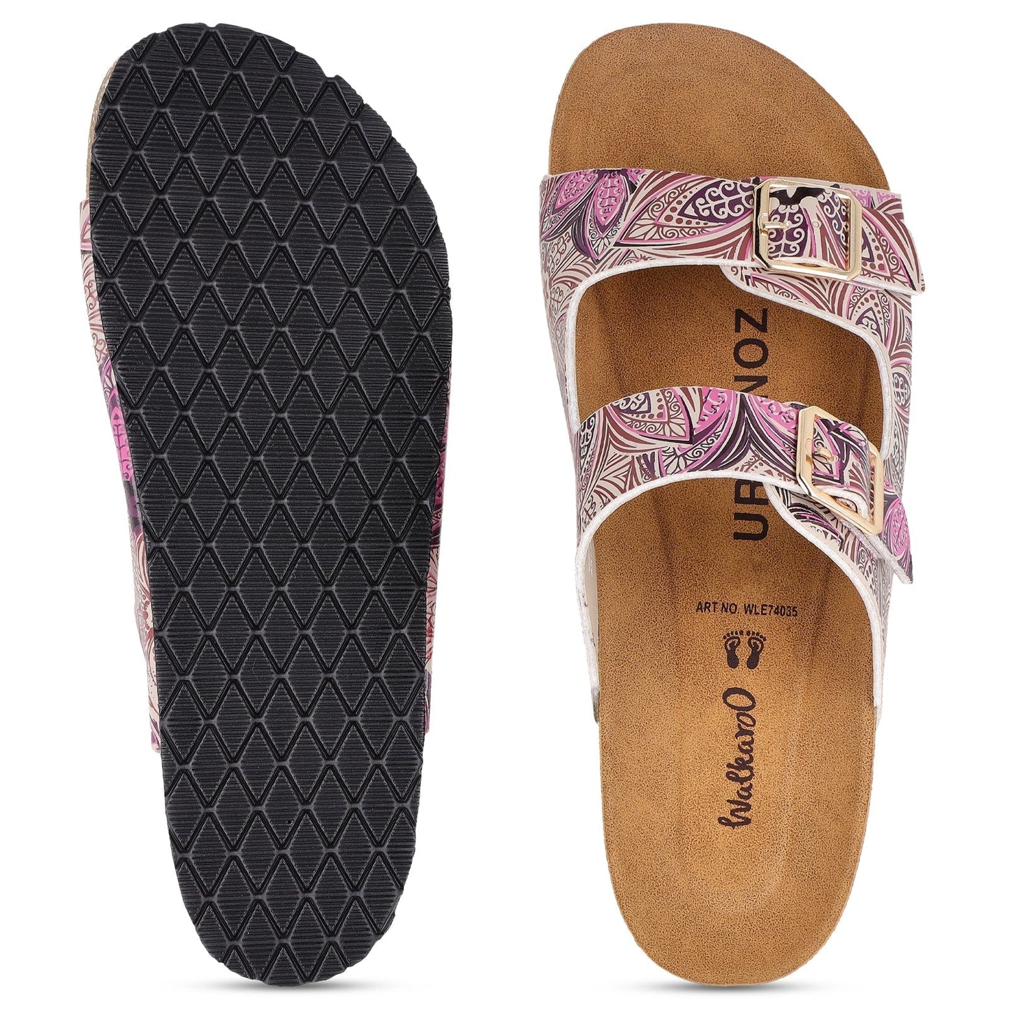 Women's Comfort Sandals - WLE74035 Mauve