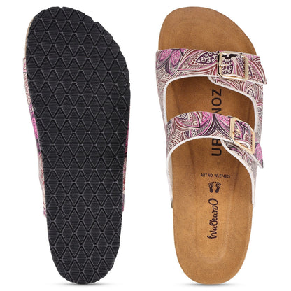 Women's Comfort Sandals - WLE74035 Mauve