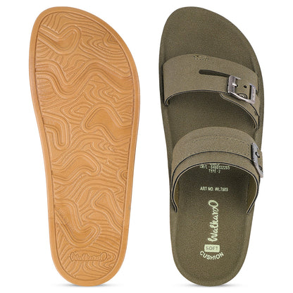 Women's Daily Wear Sandals  - WL7689 Olive