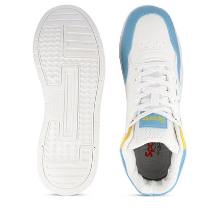 Men's Sports Sneakers - WY3485 White Blue