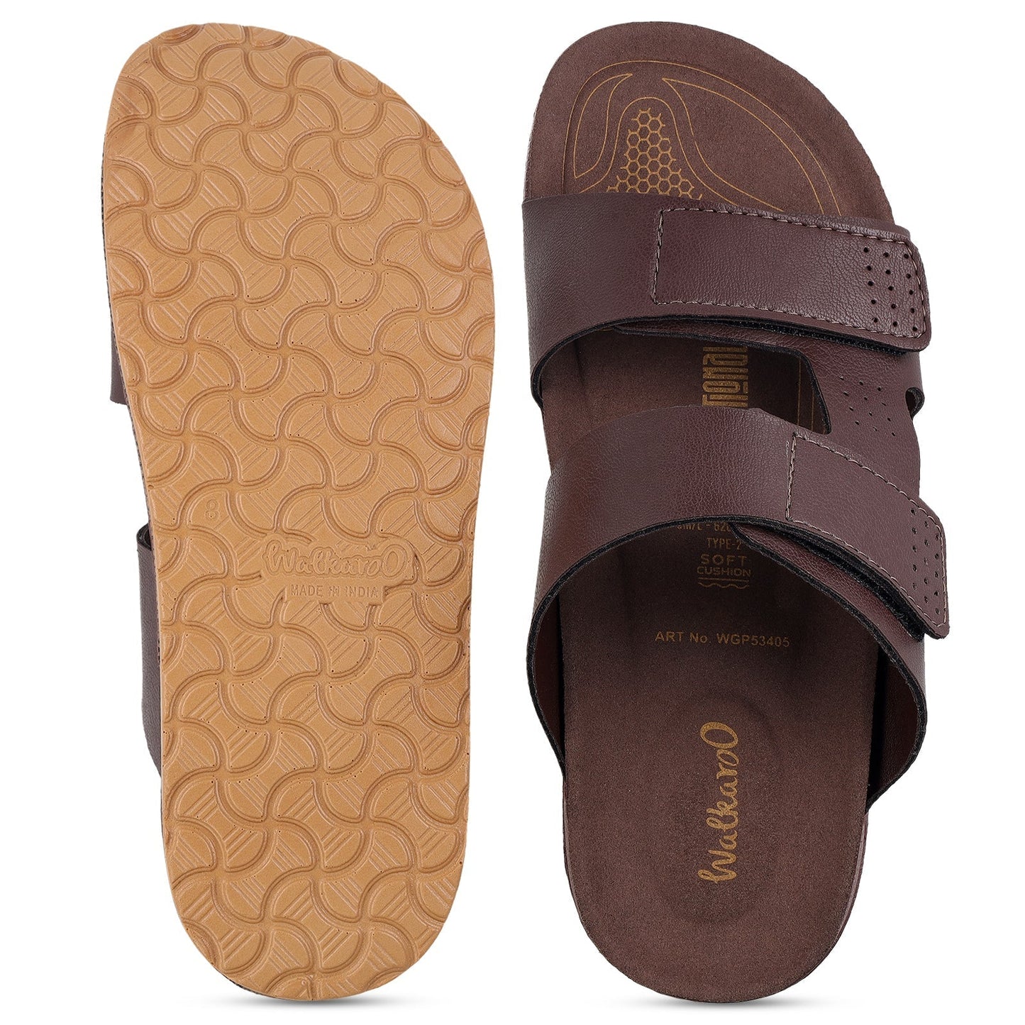 Men's Daily Wear Comfort Sandals - WGP53405 Brown