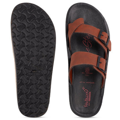 Men's Daily Wear Comfort Sandals - WGP53208 Barn Red