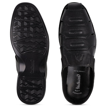Men's  Roman Sandals - WG5674 Black