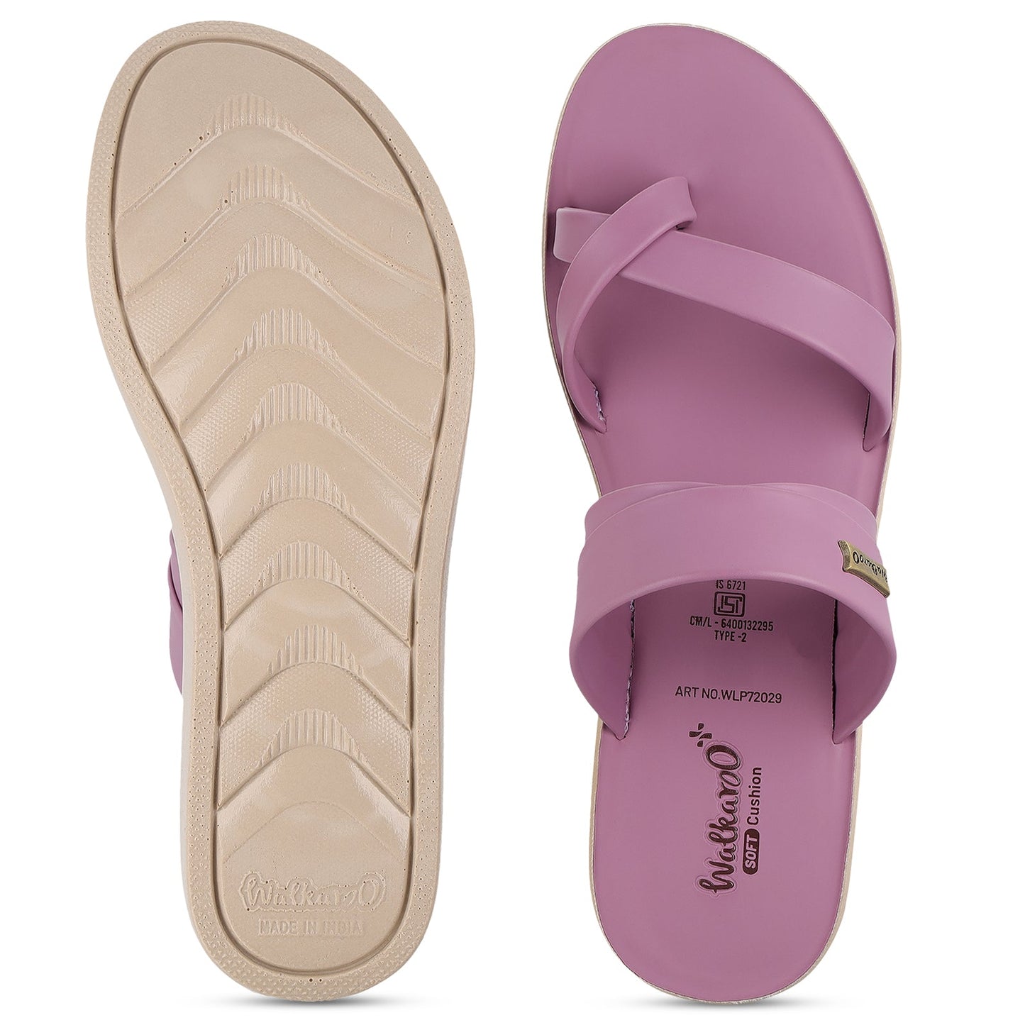 Women's Wedge Heel Sandals  - WLP72029 Mauve