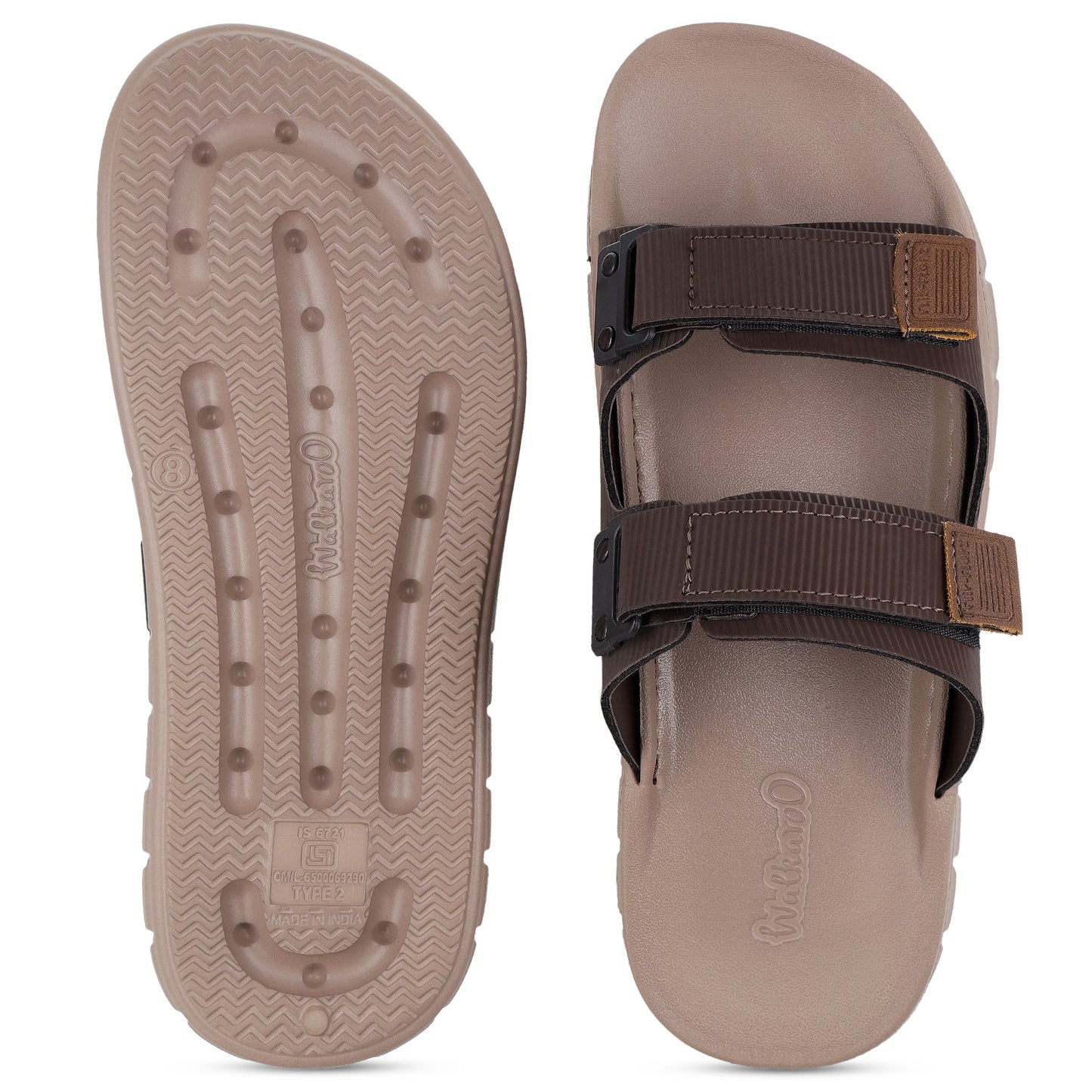 Men's Daily Wear Sandals - WE8847 Dark Greige