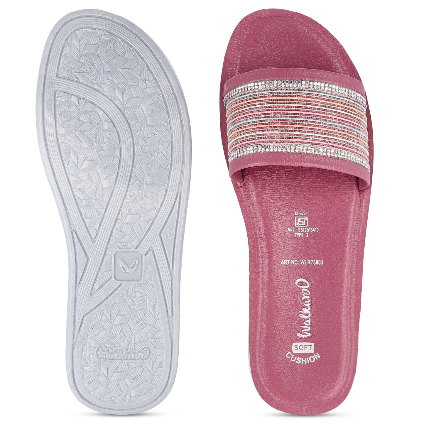 Women's Slide Sandals - WLR73003 Fig