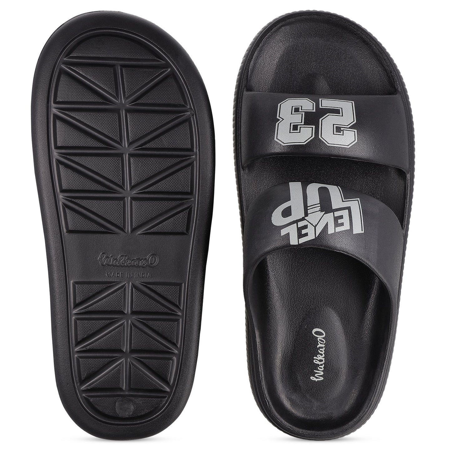 Walkaroo Men Casual Flip-Flop  - WC8711 Black