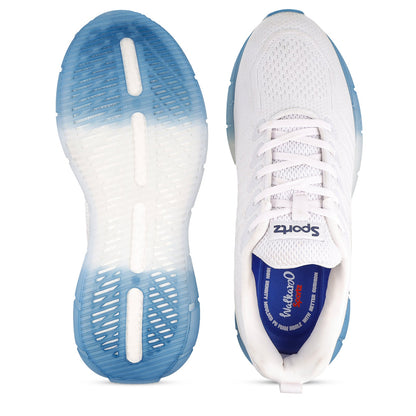 Men's Lace-up Walking Shoe - WS9101 White