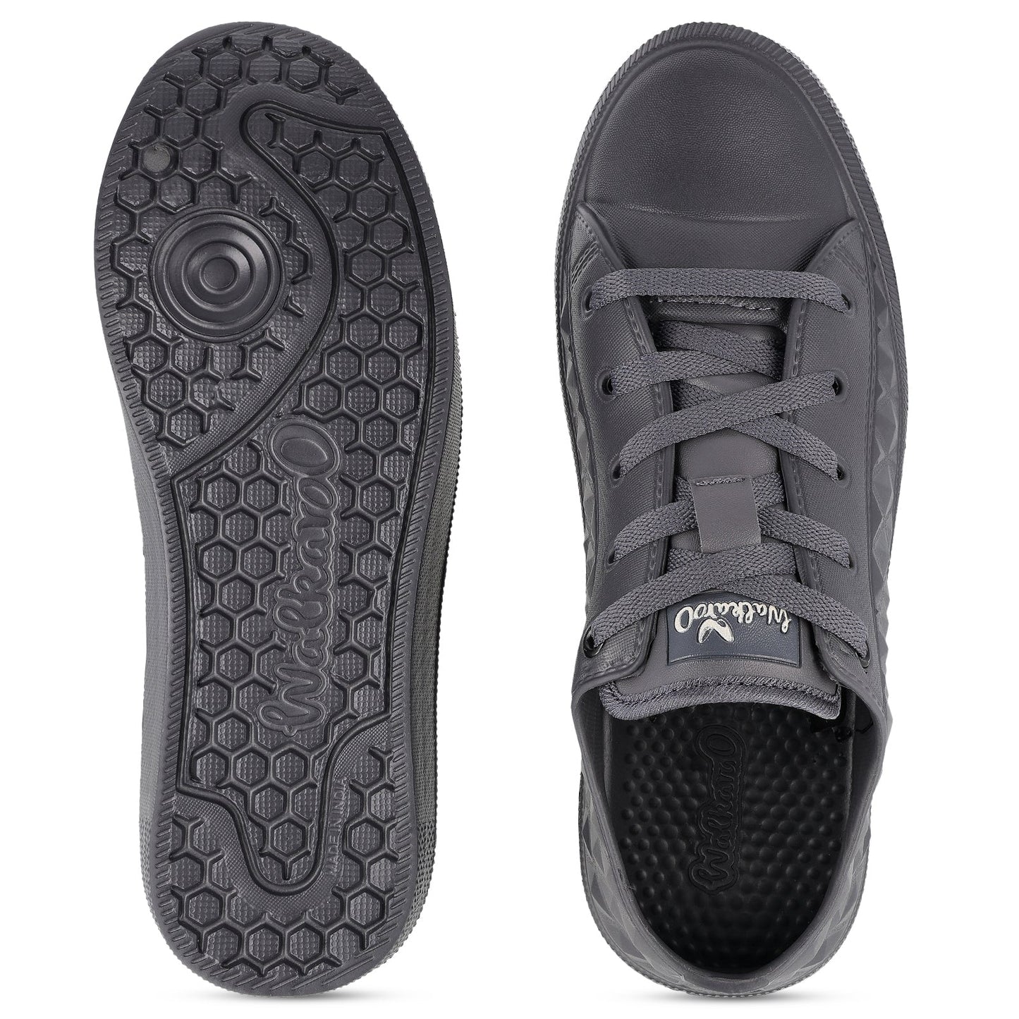 SNEAKEEZ Men's Rain Shoes - WC8791 Dark Grey