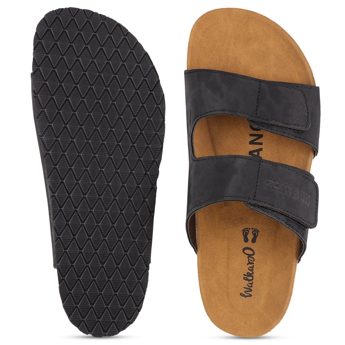 URBANOZ Men's Comfort Sandals - WGE53068 Black