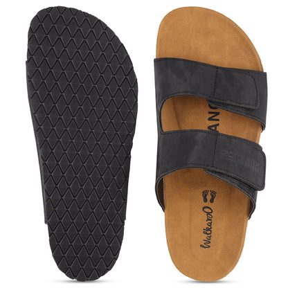 URBANOZ Men's Comfort Sandals - WGE53068 Black