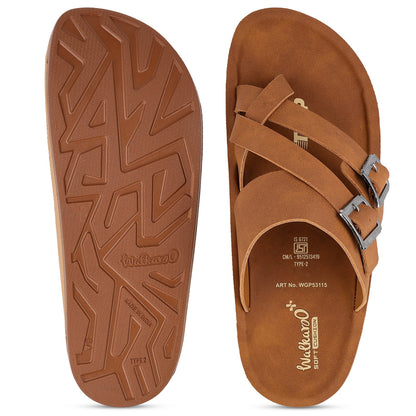 Men's Daily Wear Sandals - WGP53115 Tan