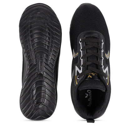 Walkaroo Men walking Shoes - WS3064 Black - Walkaroo Footwear