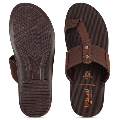 Men's  Traditional Chappal  - WGR53158 Brown